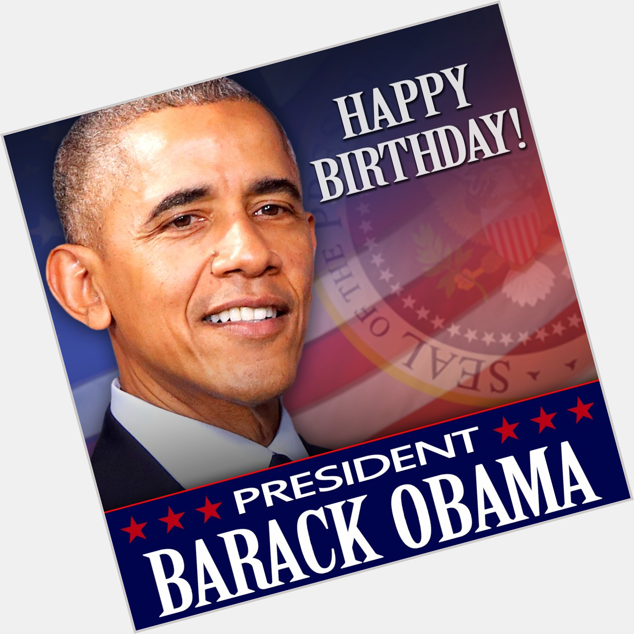 Happy 59th Birthday to former President Barack Obama!  