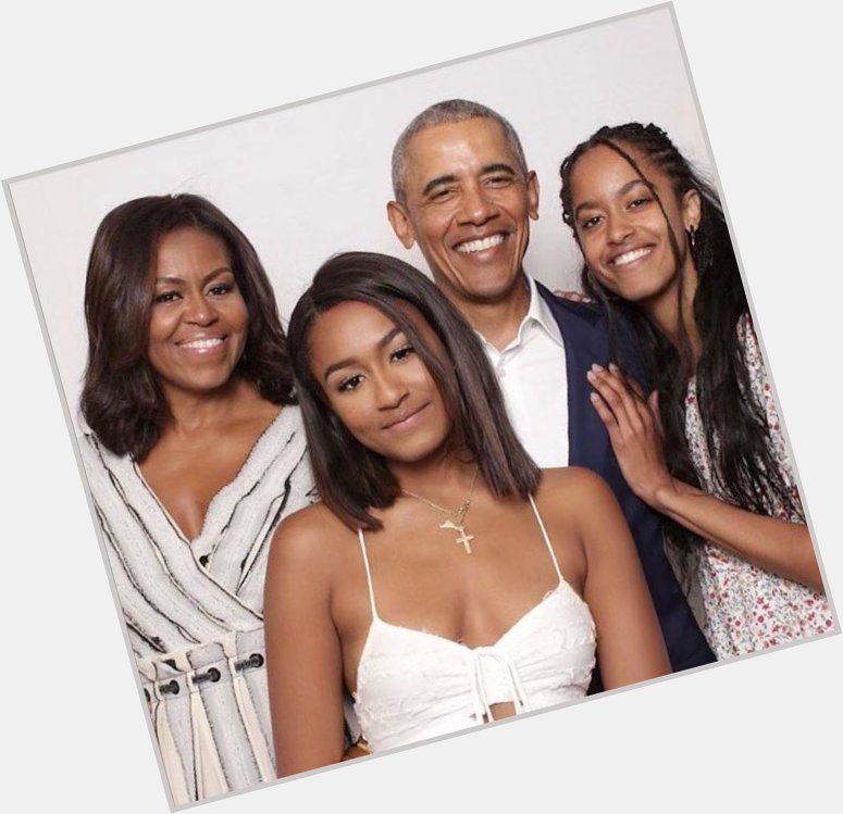 Happy Birthday to a Man with a Beautiful Family - Barack Obama. 