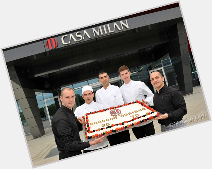 Happy Birthday for our Head Managerial! " At cake for Barbara Berlusconi and Adriano Galliani! 