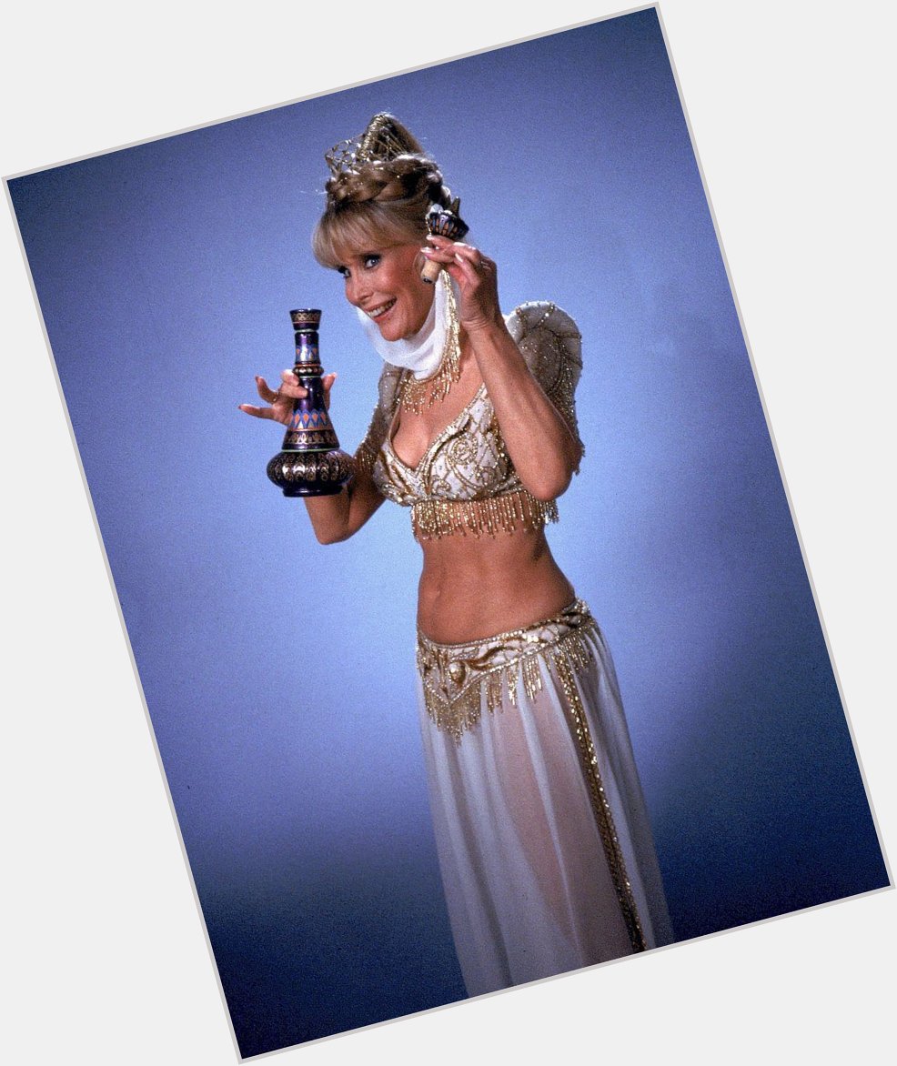 Happy birthday to Barbara Eden, perhaps the first exposed belly button on US network tv in 