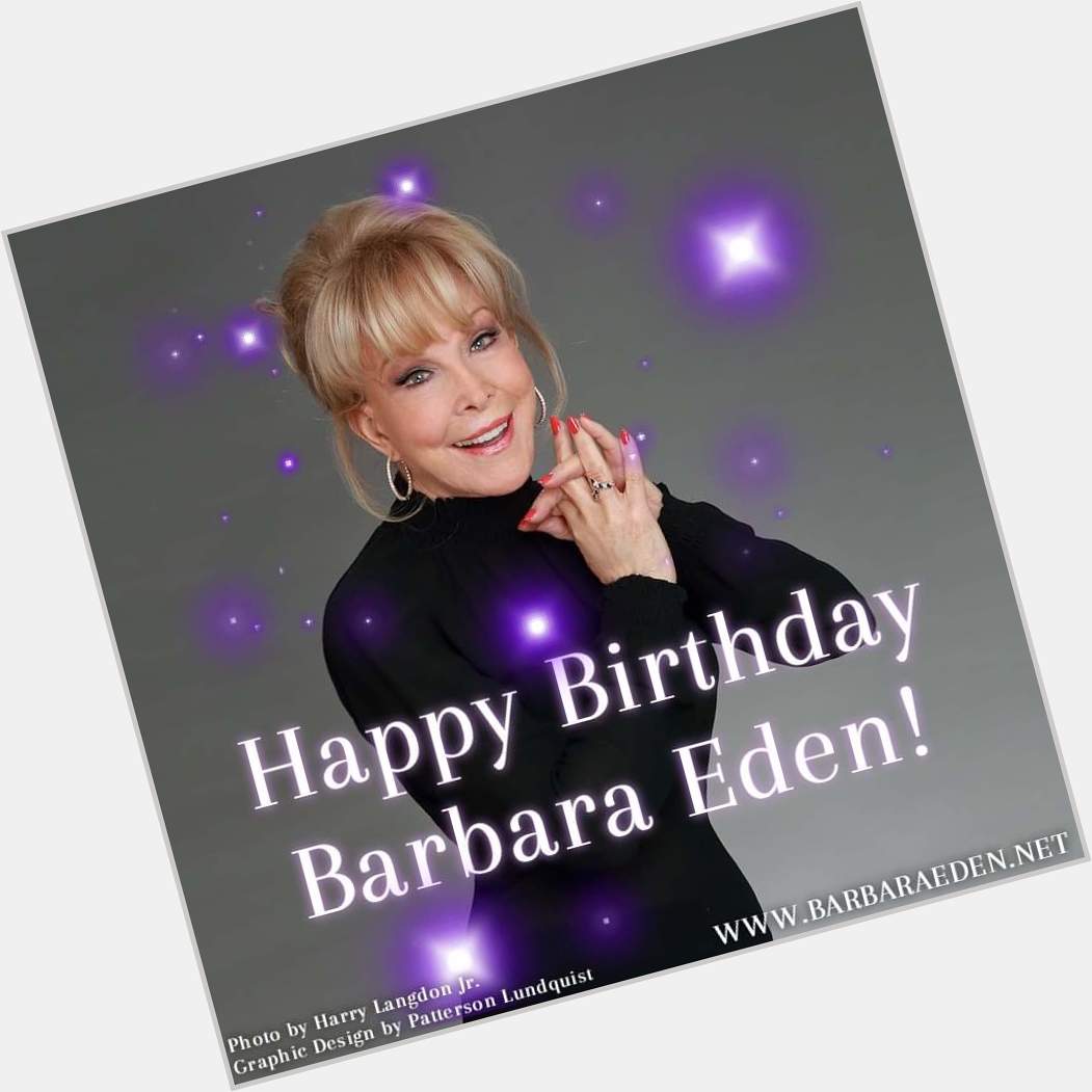 Happy Birthday to Barbara Eden , still beautiful at 90.       God Bless her  