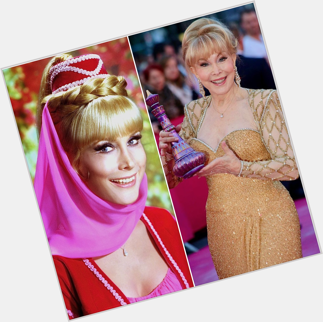 Happy birthday, The star of I DREAM OF JEANNIE is 88 today and still acting!  