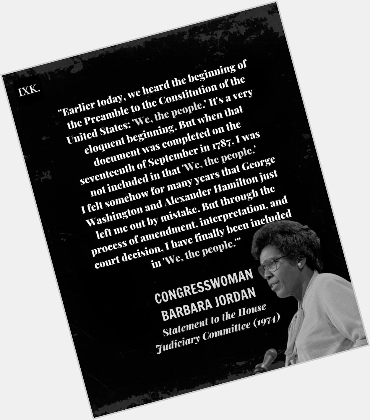 Happy birthday, Barbara Jordan, the first Black woman in Congress from the Deep South. 
