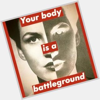 Happy 70th birthday to Barbara Kruger! 