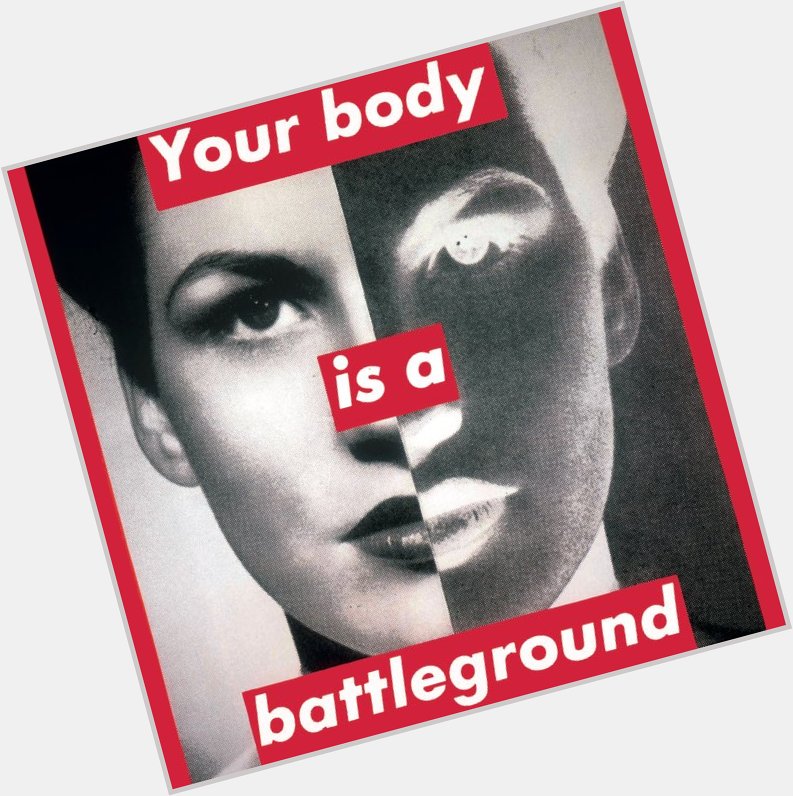 Happy 73rd birthday to Barbara Kruger. You re a fucking badass    