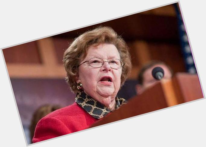 Happy Birthday, Sen. Barbara Mikulski! 