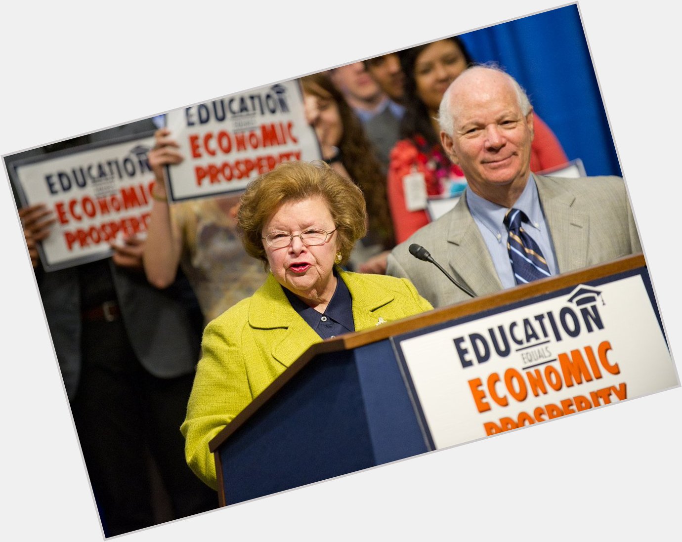 Happy birthday to my dear friend, Barbara Mikulski! An inspiration to so many. BAM! 