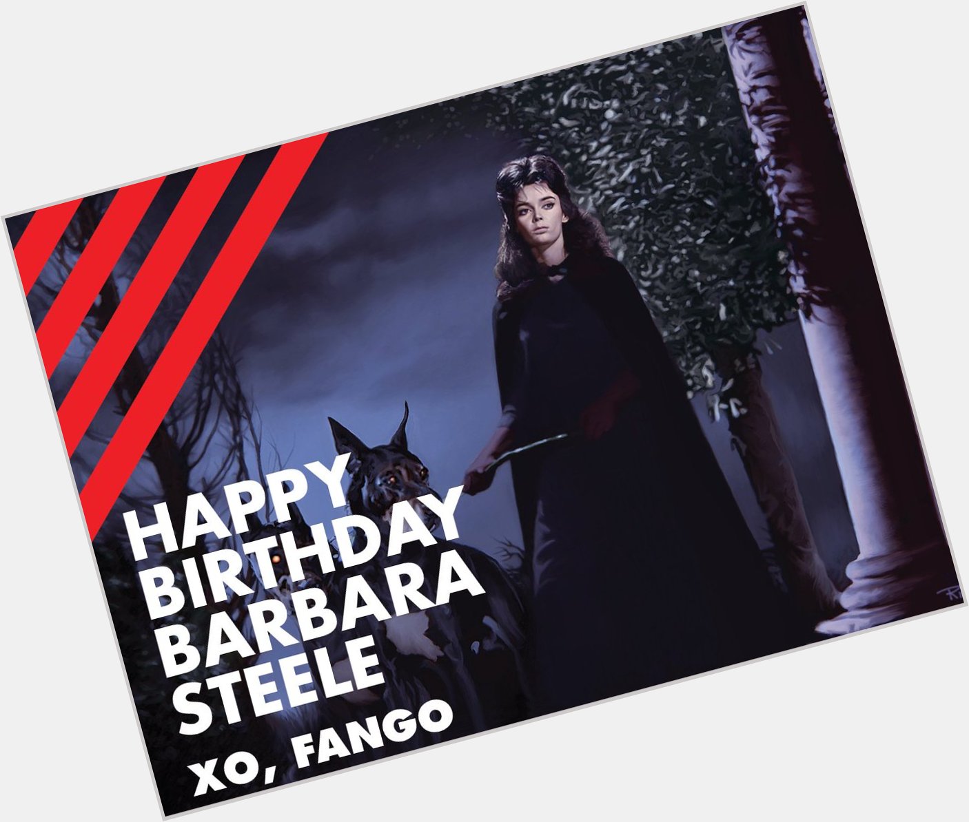 Happy Birthday Barbara Steele! Barbara graced the cover of FANGORIA issue 