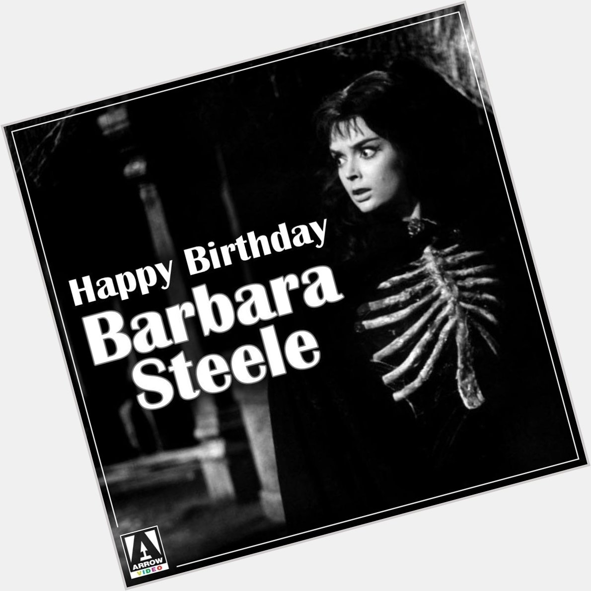 Happy birthday, Barbara Steele, the gothic world personified. 
