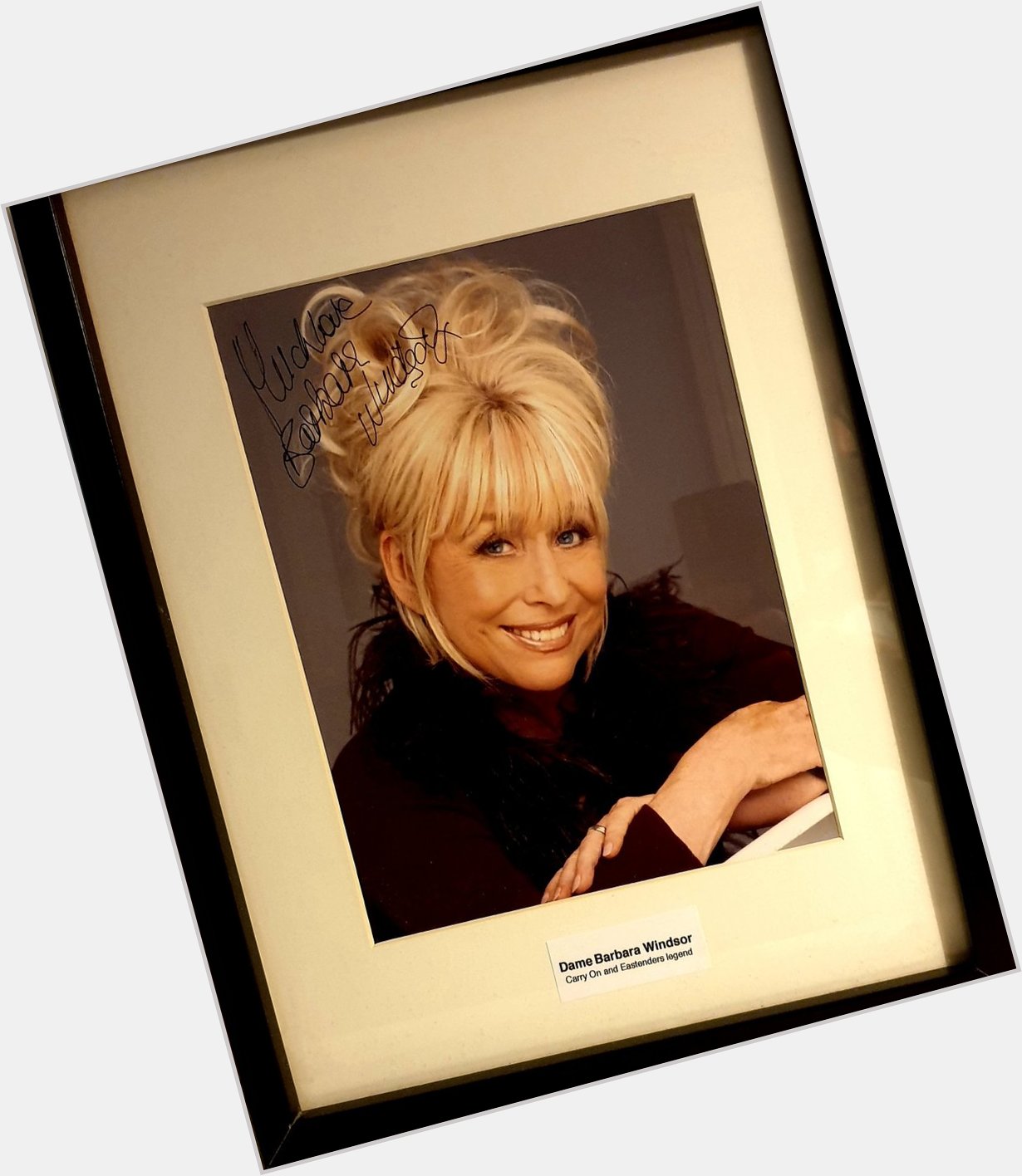 Happy Birthday 
To the legend Dame Barbara Windsor.
National treasure.
Were all rooting for you Babs xx 