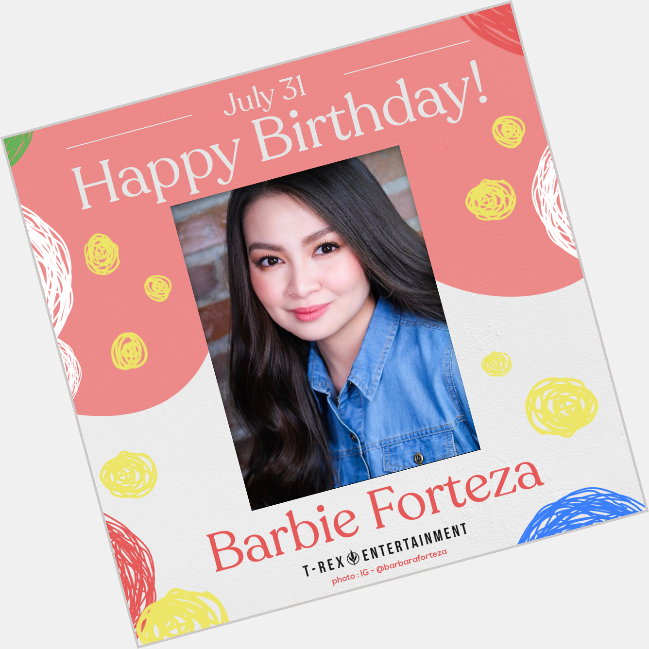 Happy 23rd birthday, Barbie Forteza  We hope all your birthday wishes come true. 