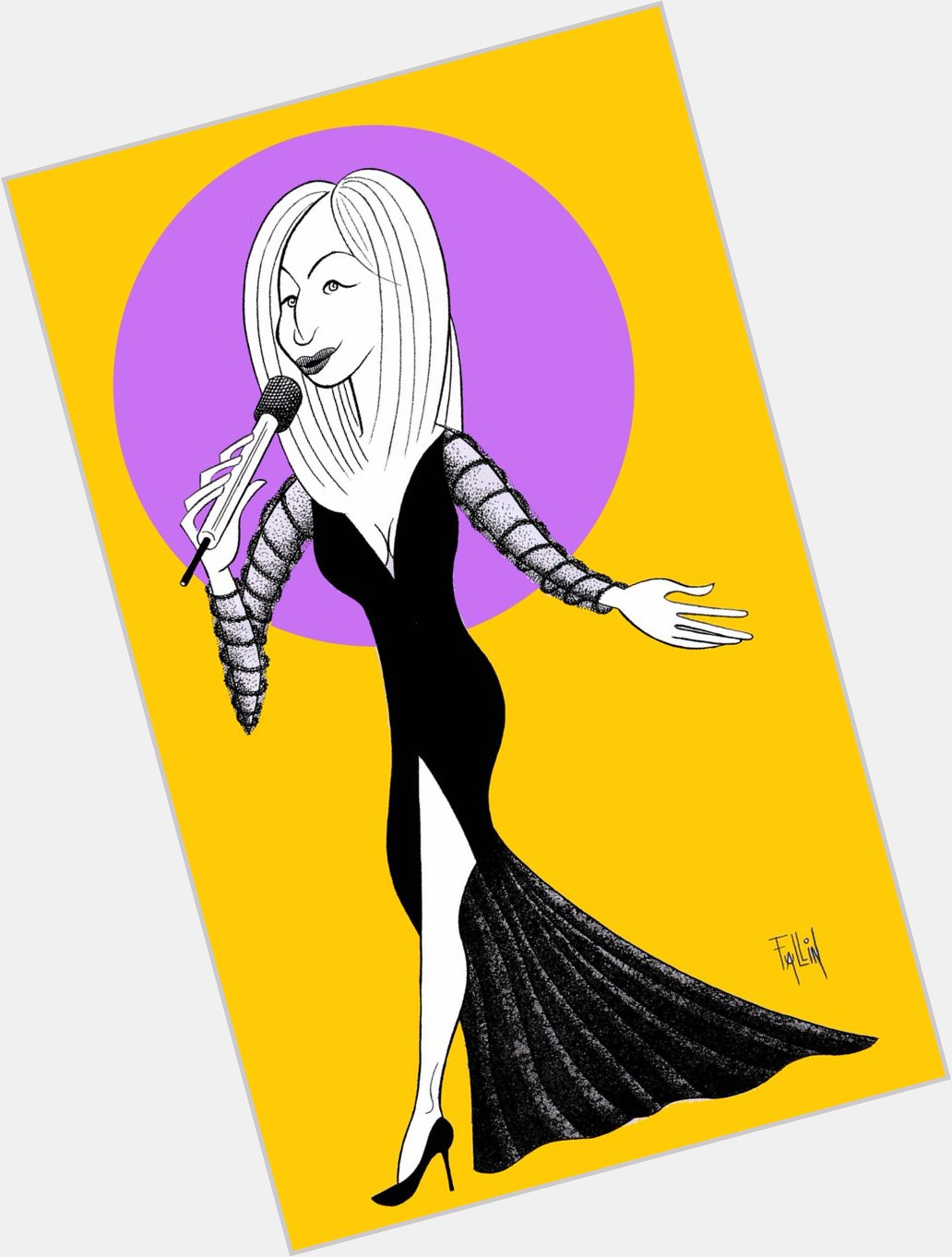 HAPPY BIRTHDAY....Barbra Streisand !!! ( she owns a print of this drawing) 