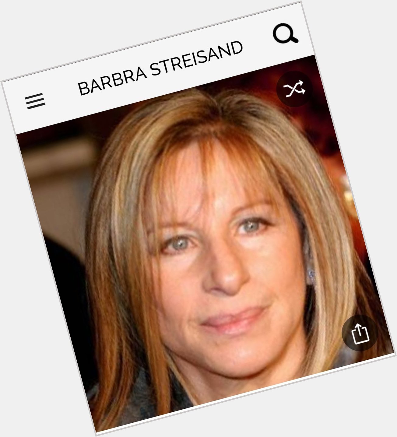 Happy Birthday to this fabulous singer.  Happy Birthday to Barbra Streisand 