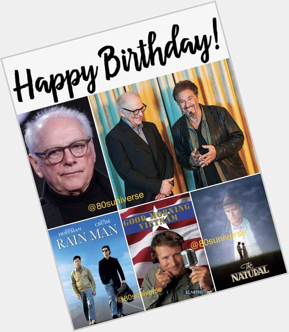 Happy Birthday to film producer, comedian, & actor Barry Levinson! 