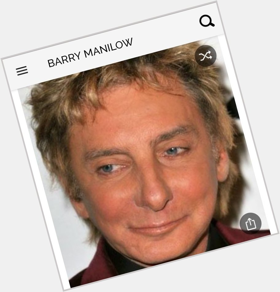 Happy birthday to this wonderful singer who needs little introduction.  Happy birthday to Barry Manilow 