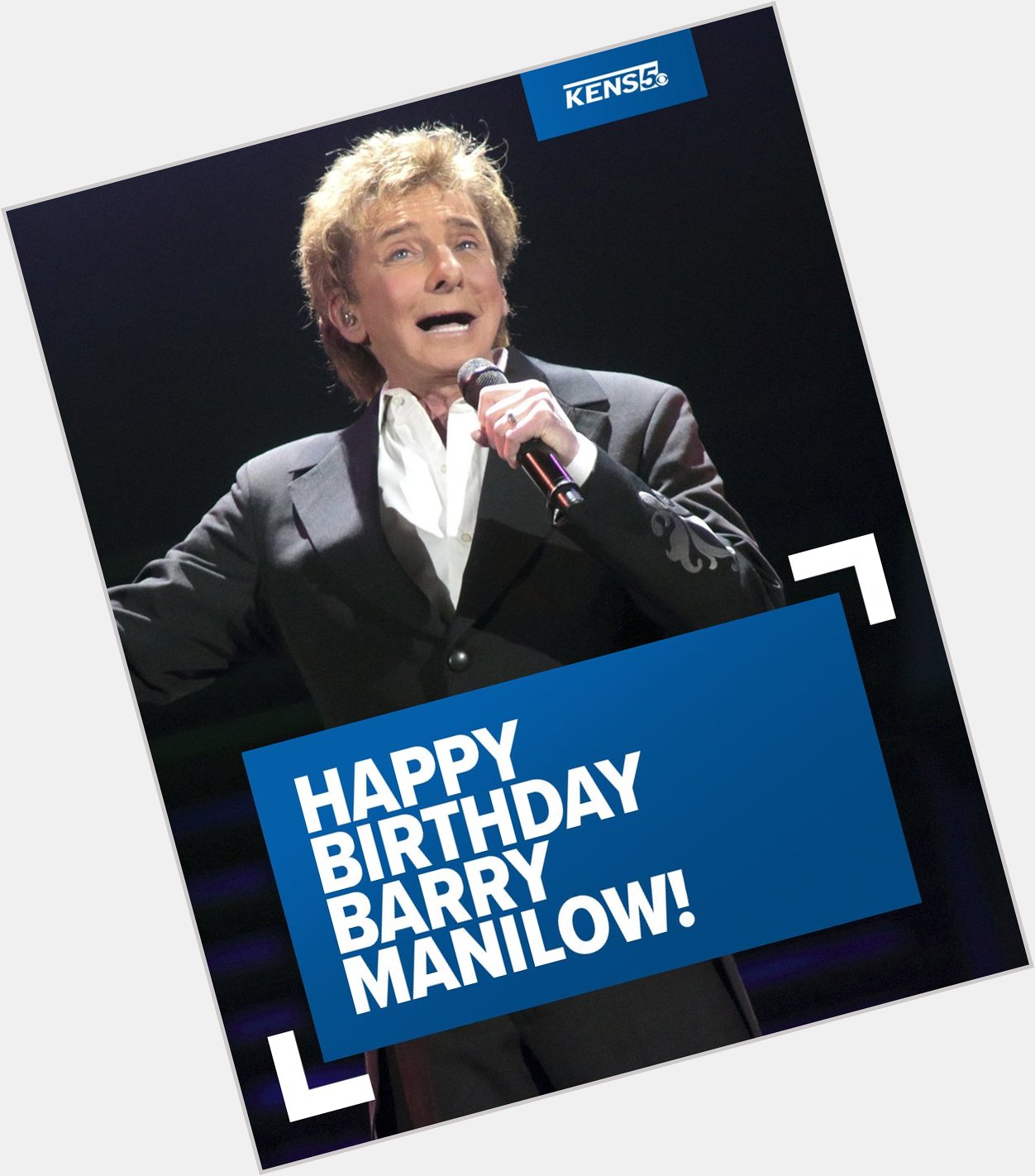 Join us in wishing a very HAPPY BIRTHDAY to Barry Manilow, who is 79 years old today.  