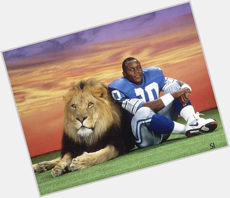 Happy 47th birthday to Lions legend Barry Sanders, the most electrifying RB I\ve ever seen play. 