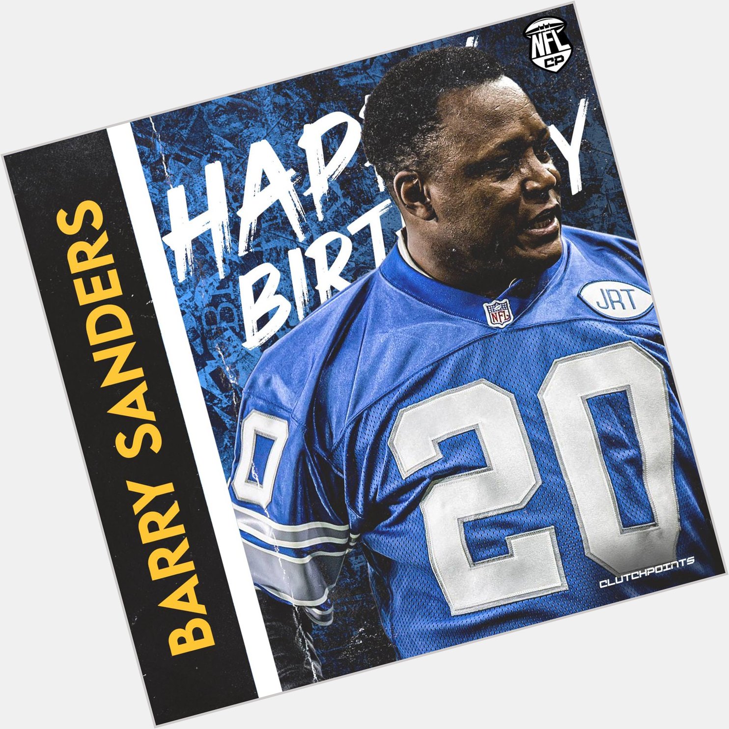 ClutchPoints NFL in wishing 10x Pro Bowler and Hall of Famer, Barry Sanders, a happy 53rd birthday!  