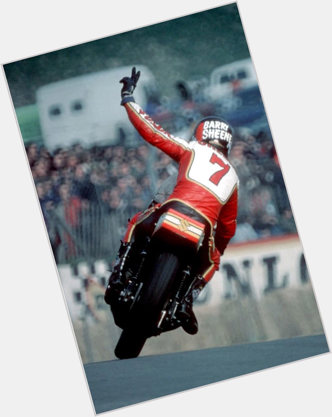 Today would be Bazza\s 70th. Happy birthday Barry Sheene 