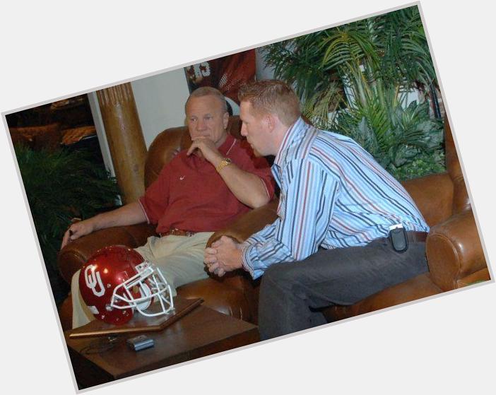 Happy Birthday Seen here, with me, on the set of my documentary, Oklahoma Heismen (2005). 