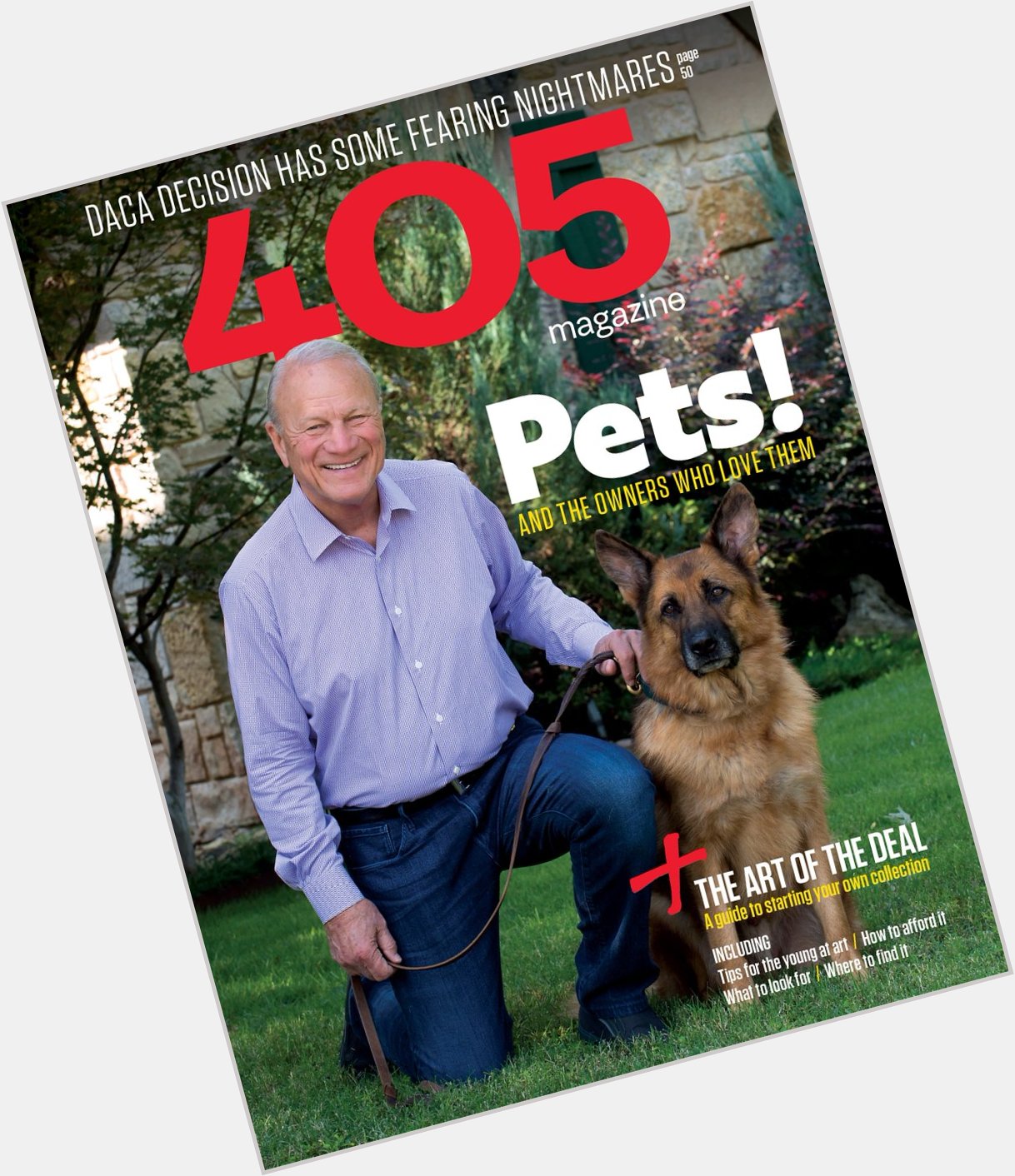 Happy birthday to  coach, trainer, dog lover and occasional cover model. 