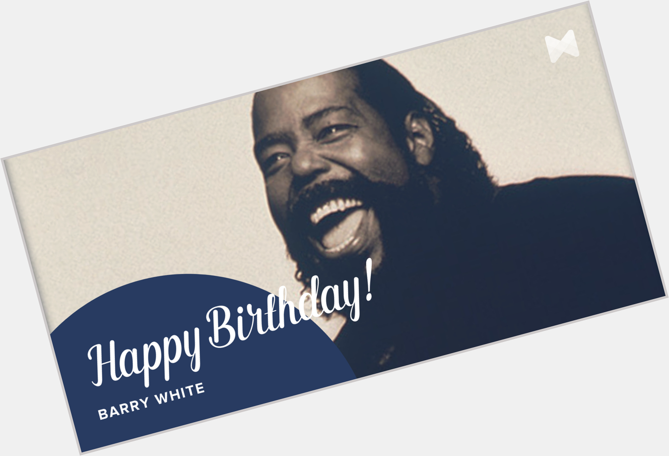 Happy Birthday Barry White! The soul legend would have turned 71 today. 