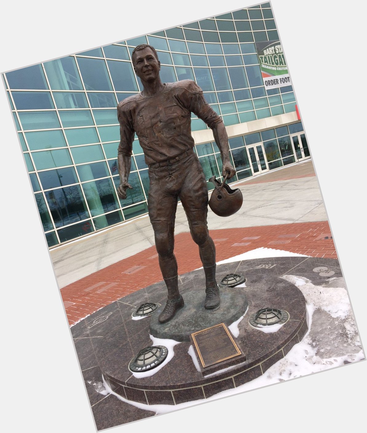 From the home of Bart Starr Plaza, happy 83rd birthday Bart! 