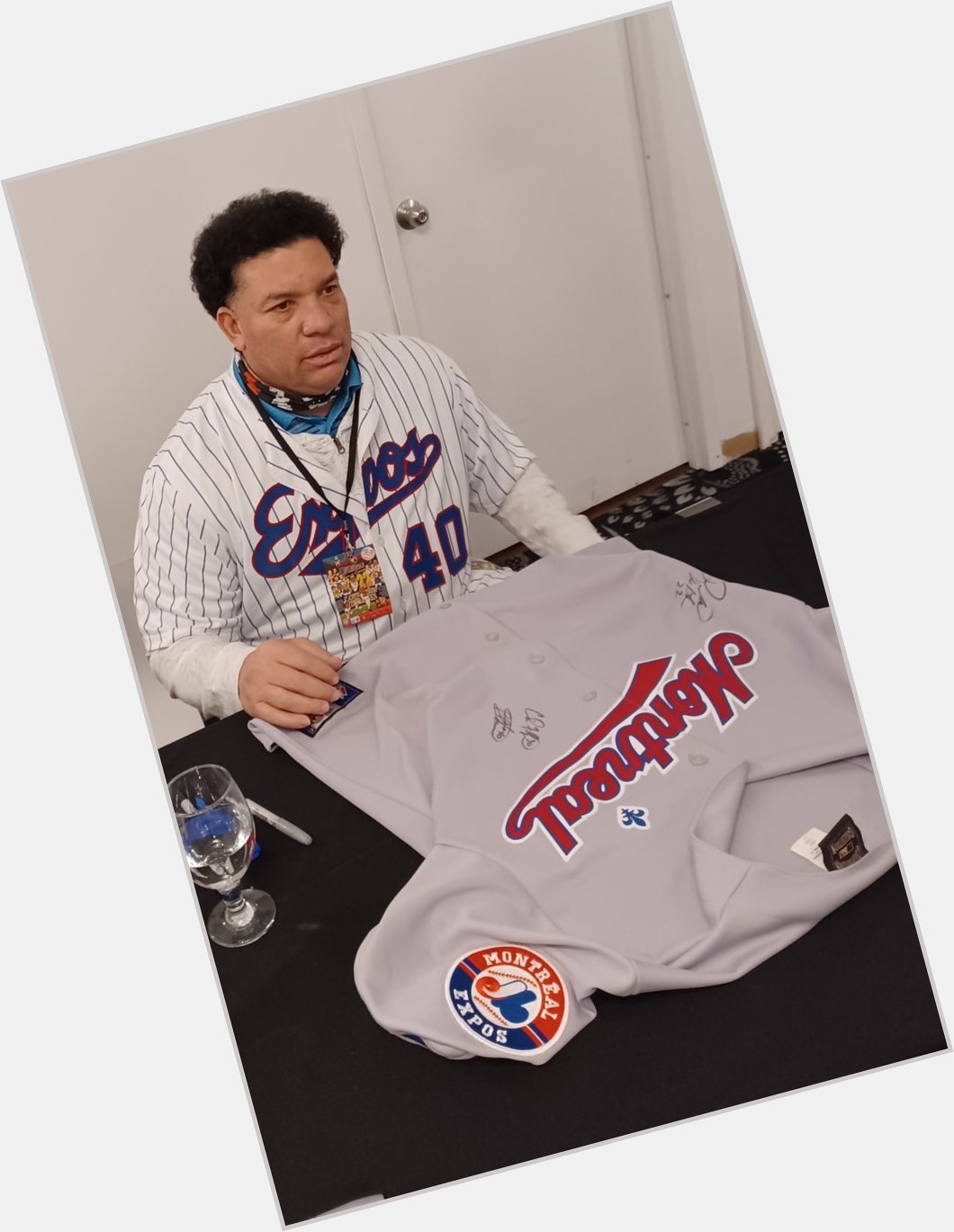 Happy birthday today to Bartolo Colon. This is a shot I took of him at several years ago. 