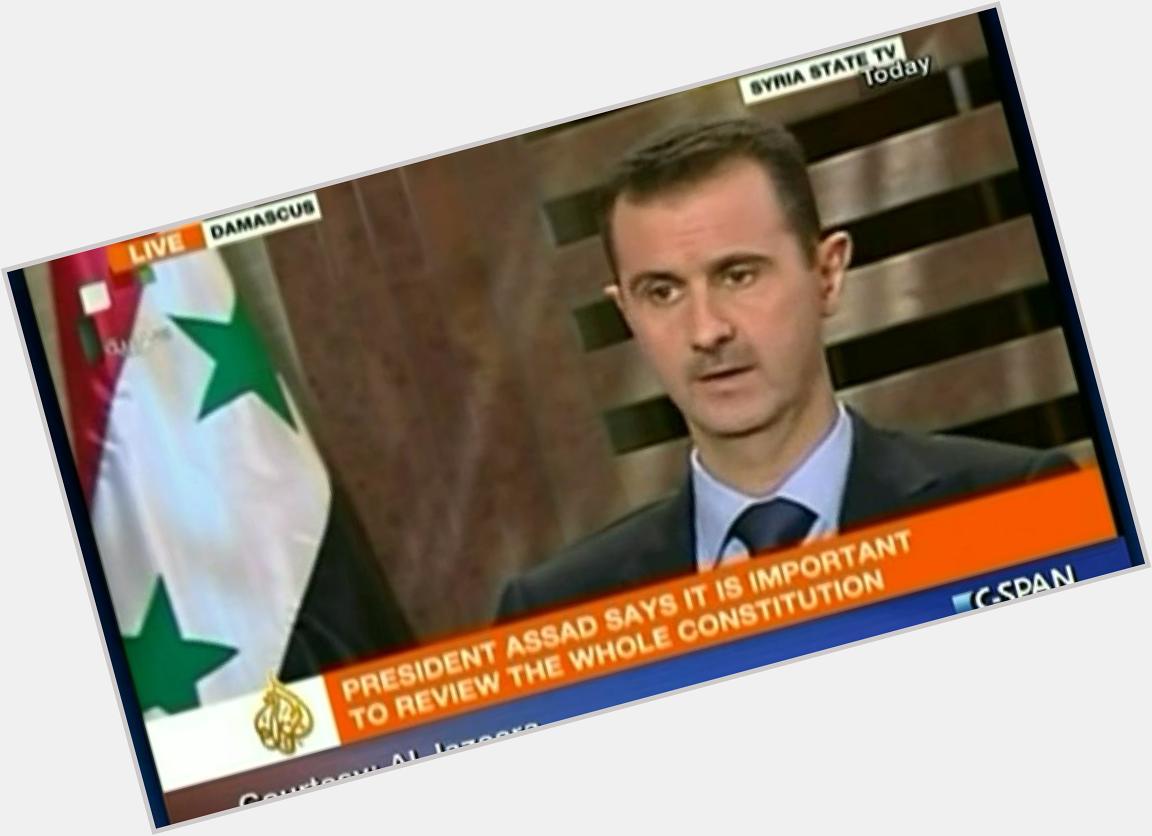 September 11:Happy 54th birthday to current President of Syria,Bashar al-Assad (\"President since July 17,2000\") 