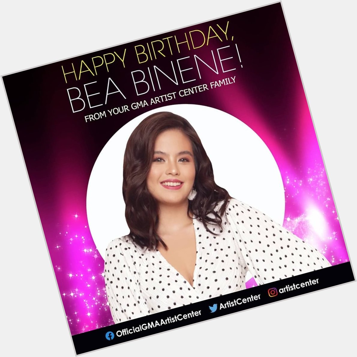 Happy Birthday to star, BEA BINENE (  