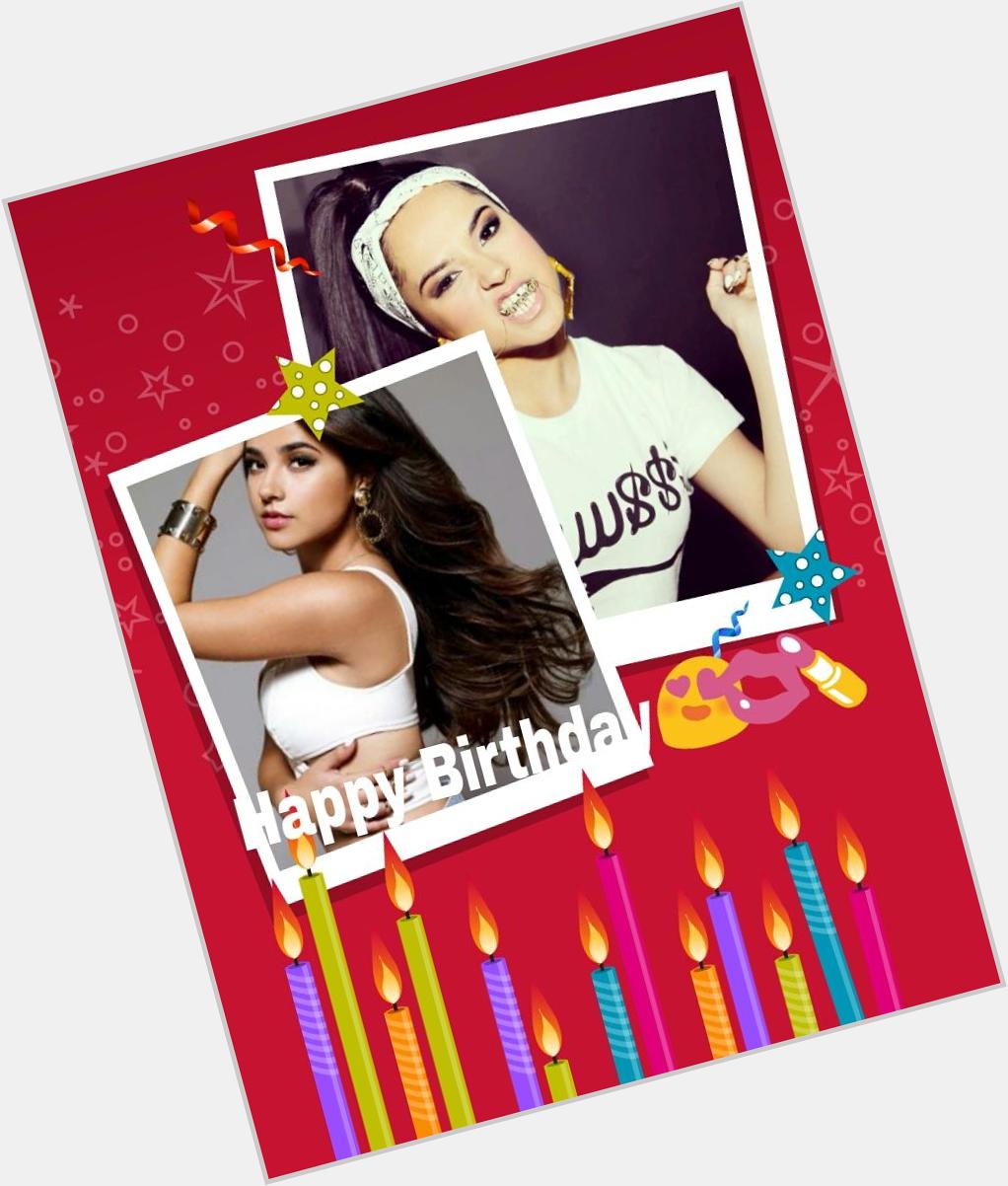 Happy birthday to Becky g long life and properties. More wish and dream. I love Becky g 