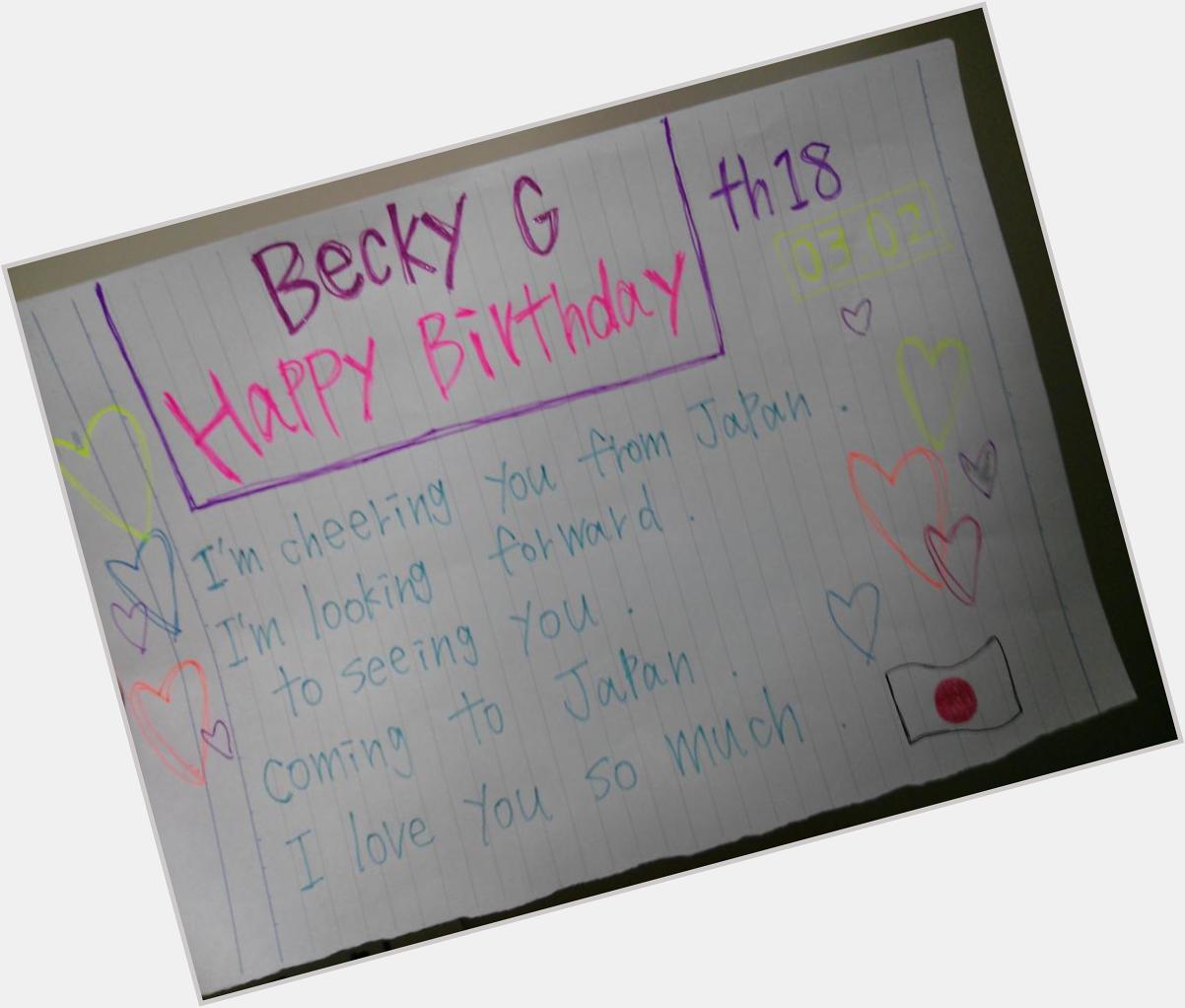  Becky G
Happy Birthday!!! 