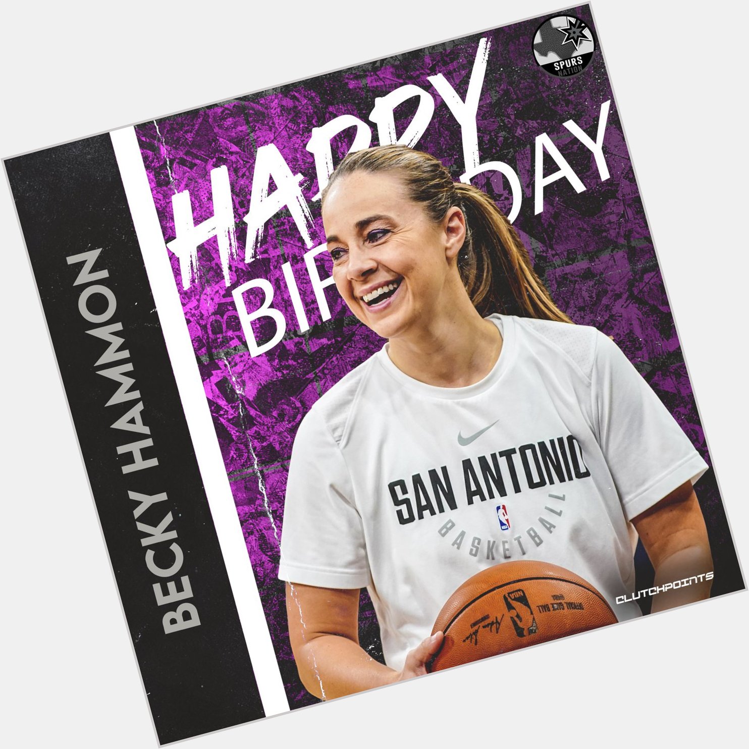 Join us as we greet assistant coach Becky Hammon a happy 45th birthday! 