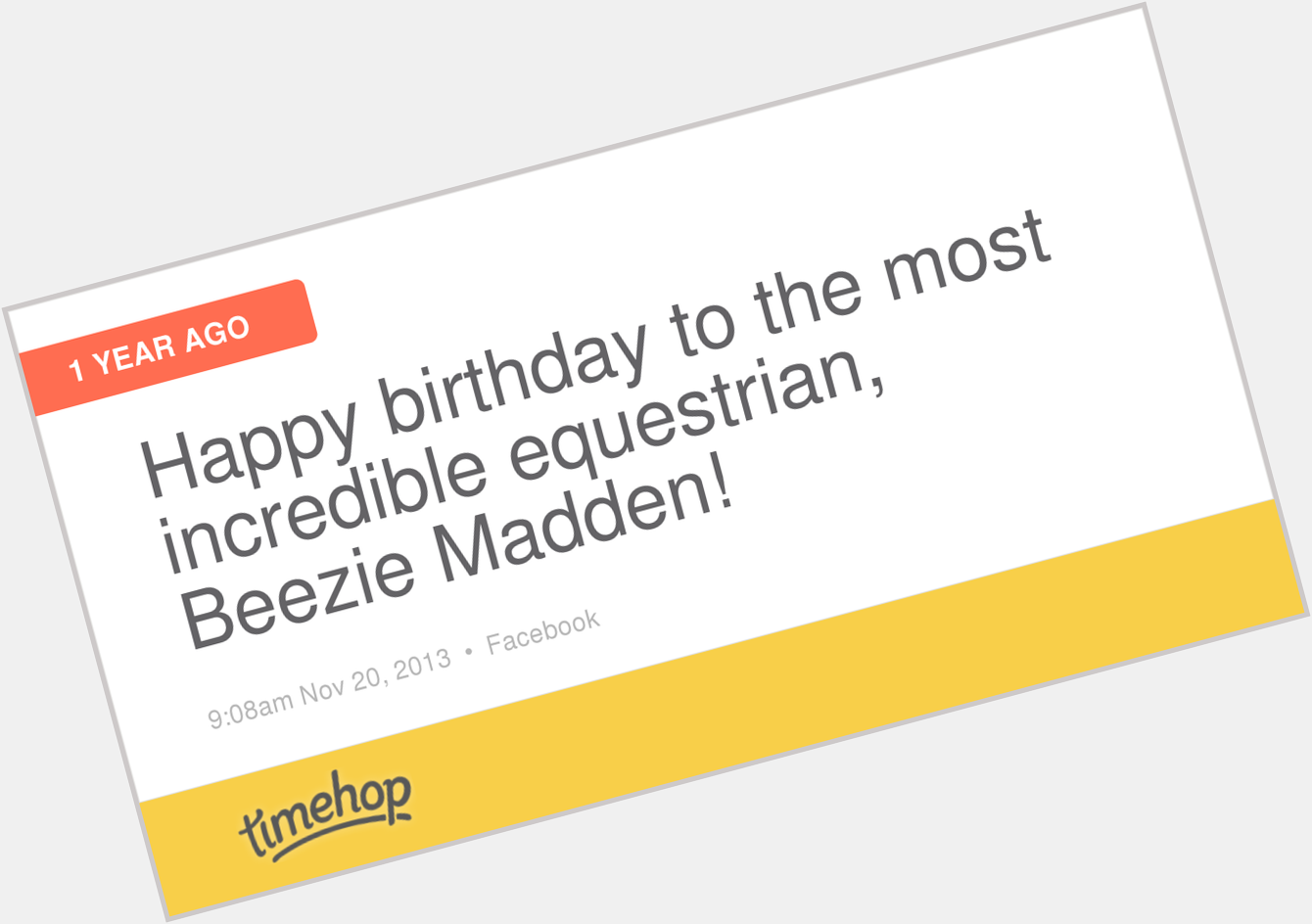 HAPPY BIRTHDAY BEEZIE MADDEN!   