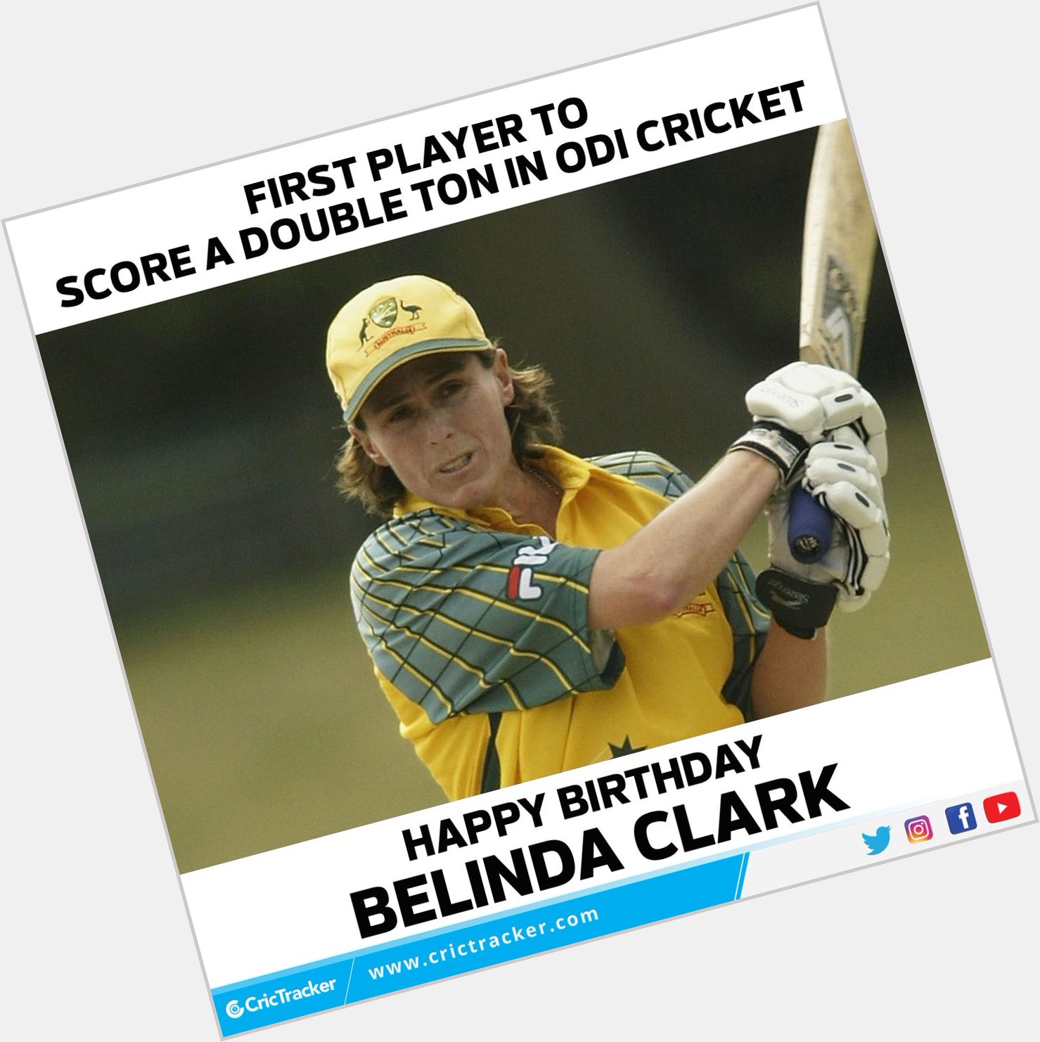 Join us in wishing Belinda Clark a very happy birthday.    