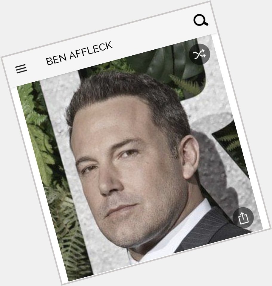 Happy birthday to this great actor and newlywed.  Happy birthday to Ben Affleck 