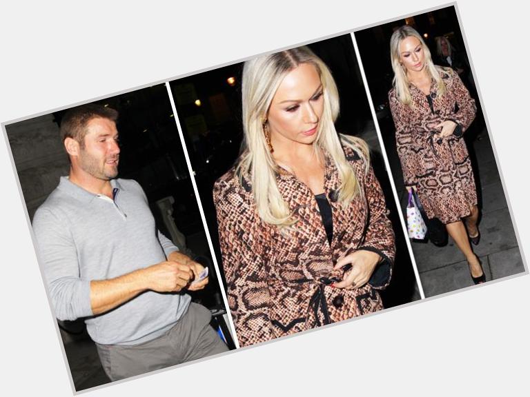 Kristina Rihanoff looks far from happy during birthday meal with Ben Cohen and her co-stars  