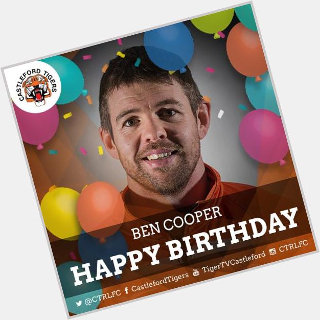 Happy Birthday to our Head Strength & Conditioning Coach Ben Cooper, have a great day Coops! 