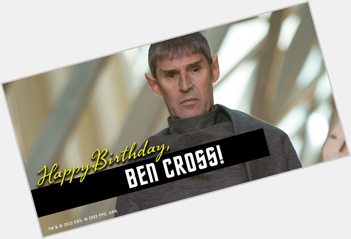 Happy Birthday, Ben Cross!  