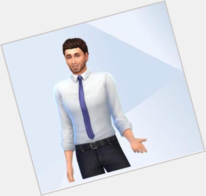 Happy Birthday I created you on the sims 4 to celebrate. 