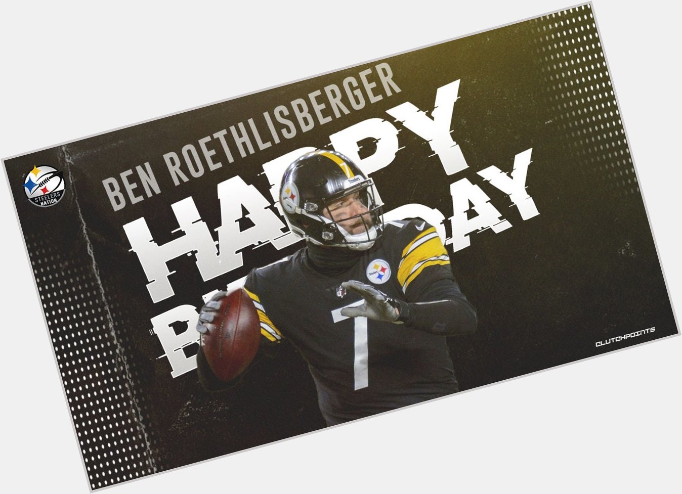 Happy Birthday to 2x Super Bowl champion Ben Roethlisberger! 