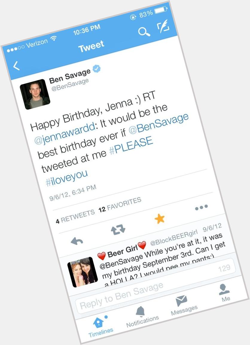 Lets all take a moment to remember when Ben Savage (Cory from boy meets world) wish me happy bday 