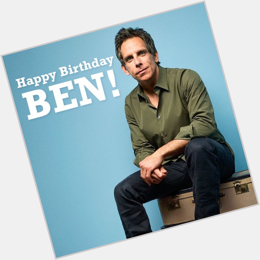 Happy Birthday, Ben Stiller! message us your favorite movie from him! :) 