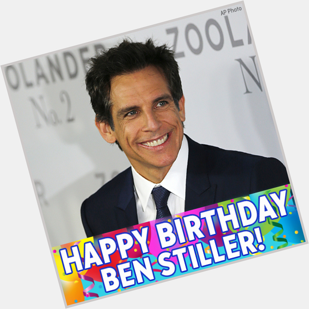 Happy Birthday to Zoolander and Tropic Thunder star Ben Stiller! 