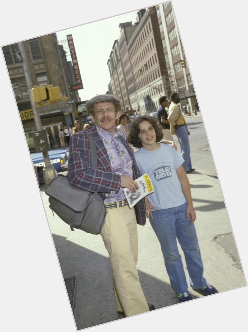 Happy 57th birthday, Ben Stiller - photographed here in New York with his father, Jerry Stiller, in 1978  
