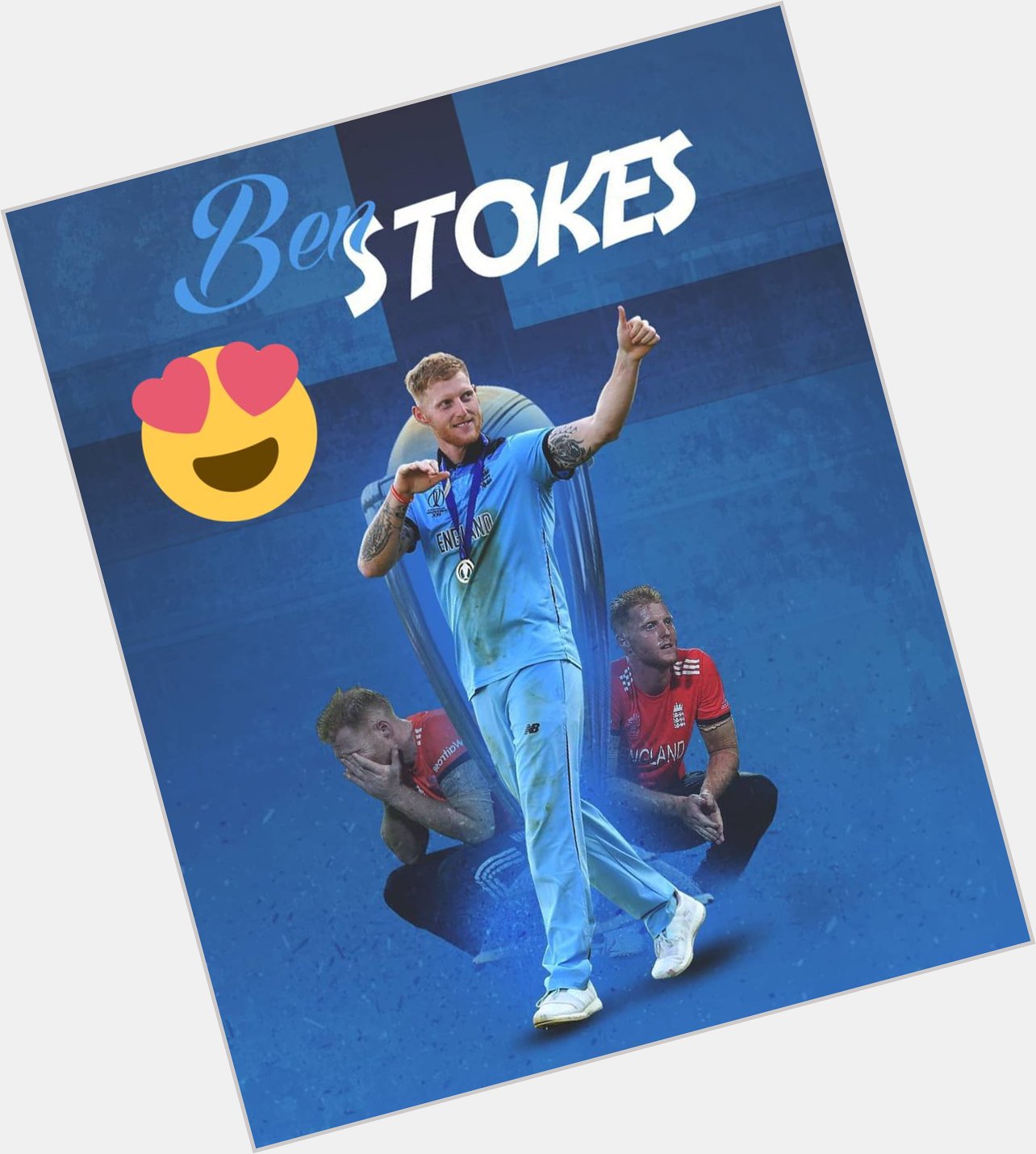  Happy birthday Ben Stokes sir I am your huge fan from India and you are my inspiration 