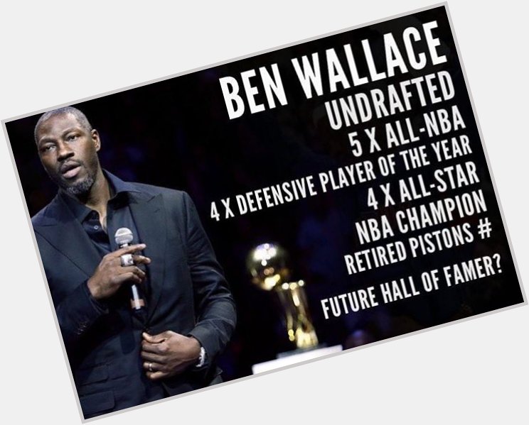 Happy Birthday Ben Wallace! 