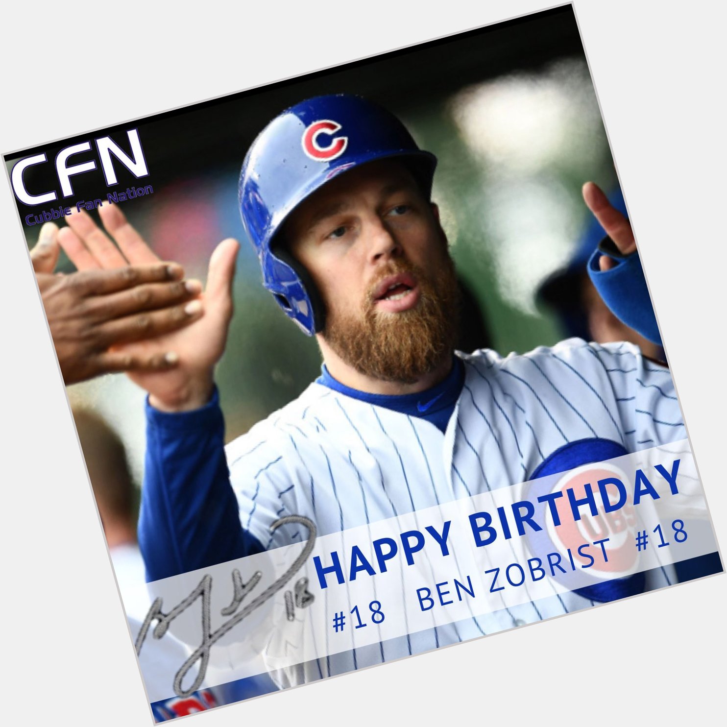 Wishing a very happy birthday to Ben Zobrist! Can t wait to see you back on field cause we miss you! 