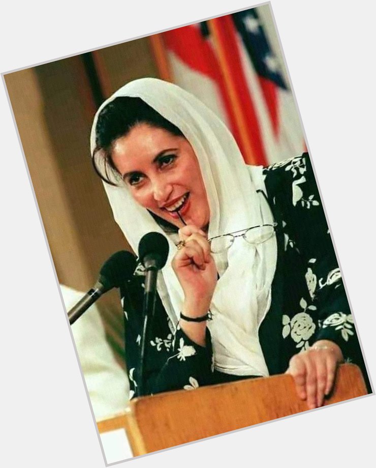 Happy birthday to Shaheed Benazir Bhutto she was the great leader in the world      