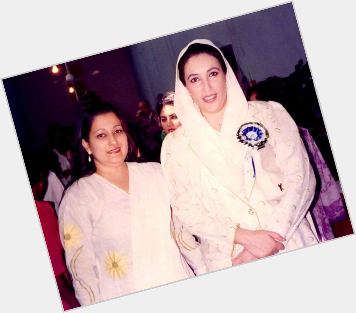 Happy Birthday Benazir Bhutto pictured here with my wife Olvin Sharaf in 1996 